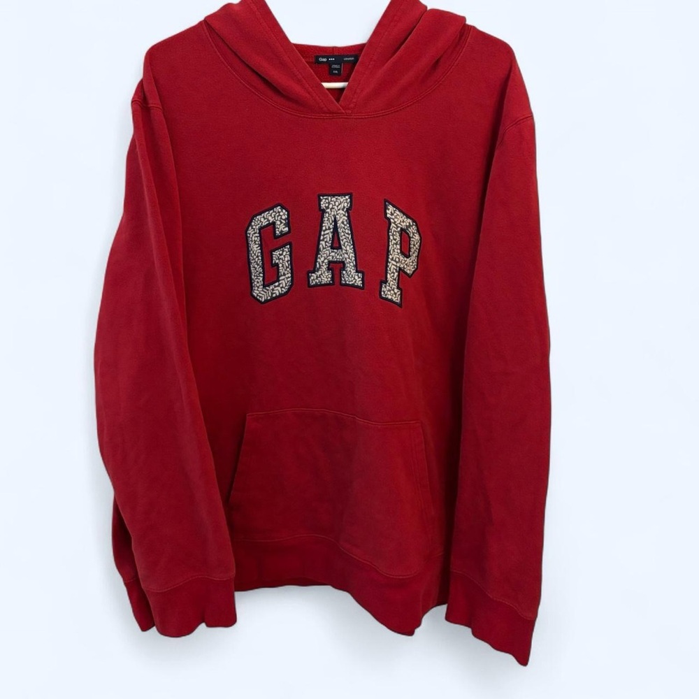 GAP Vibrant Red Stretch Hoodie